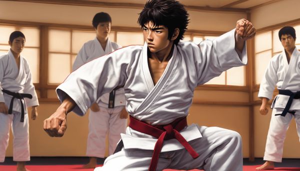 Kurenai Sanshiro, le héros des aventures martiales de judo boy